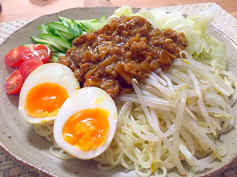 野菜たっぷりジャージャー麺 ふたりごはん