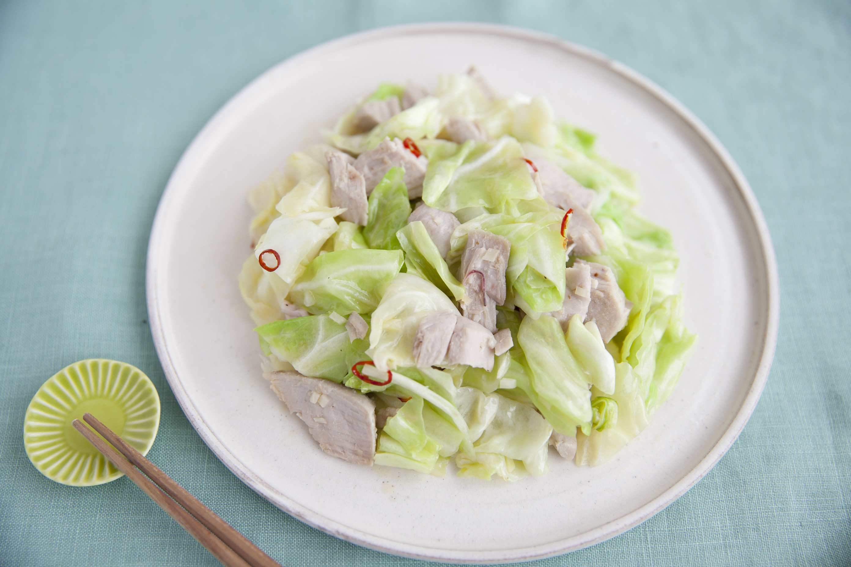 つくりおきアレンジ キャベツとツナのペペロン ふたりごはん