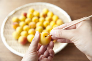 梅の下処理
