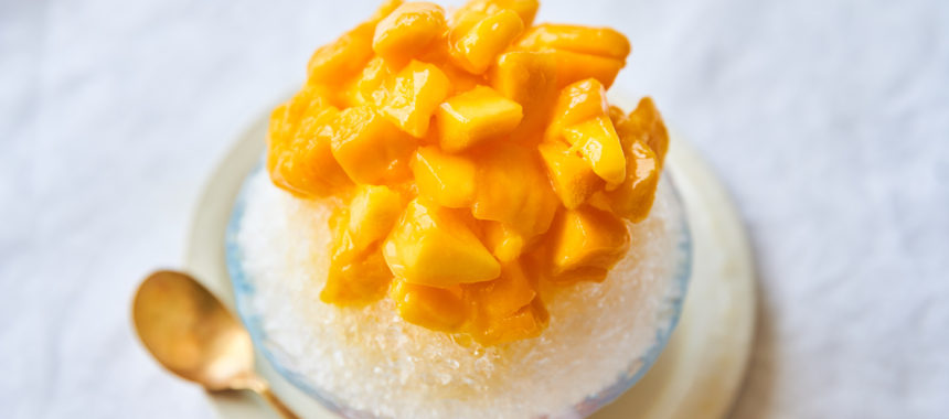 【｢カルピス｣レシピ】ごろごろマンゴーのかき氷
