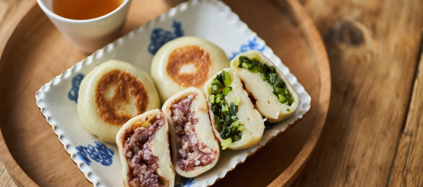 あんバターおやきと野沢菜おやきのレシピ 作り方 ふたりごはん あんバターおやきと野沢菜おやきのレシピ 作り方 ふたりごはん