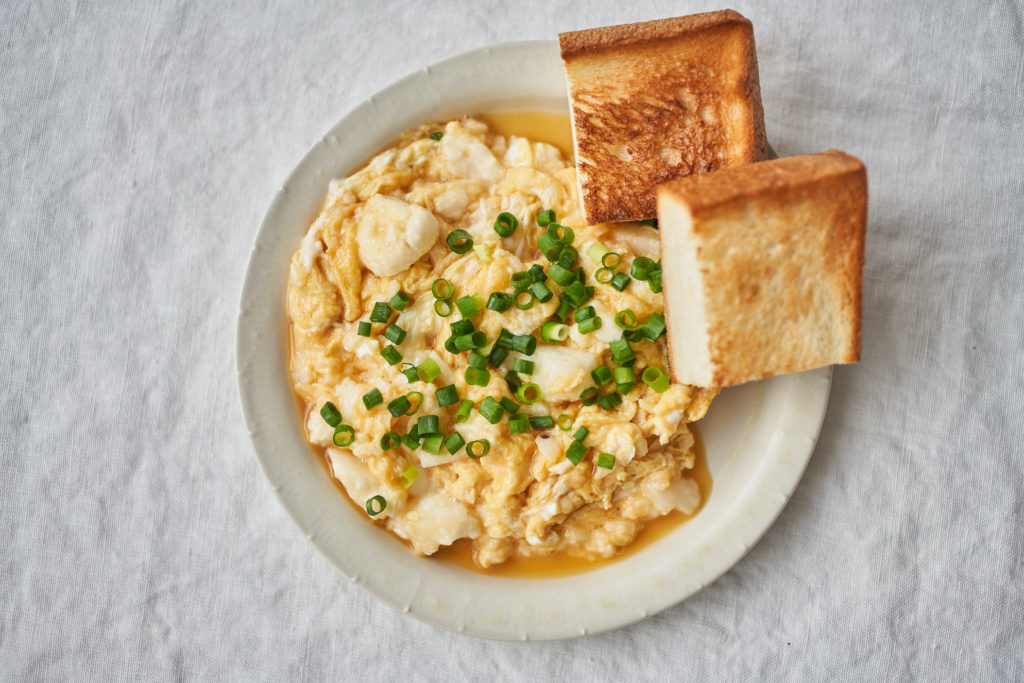長芋スクランブルエッグ