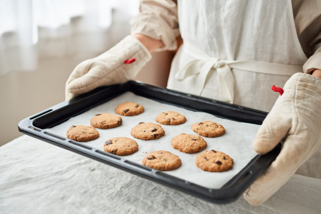 チョコレートココナッツネストクッキーのレシピ