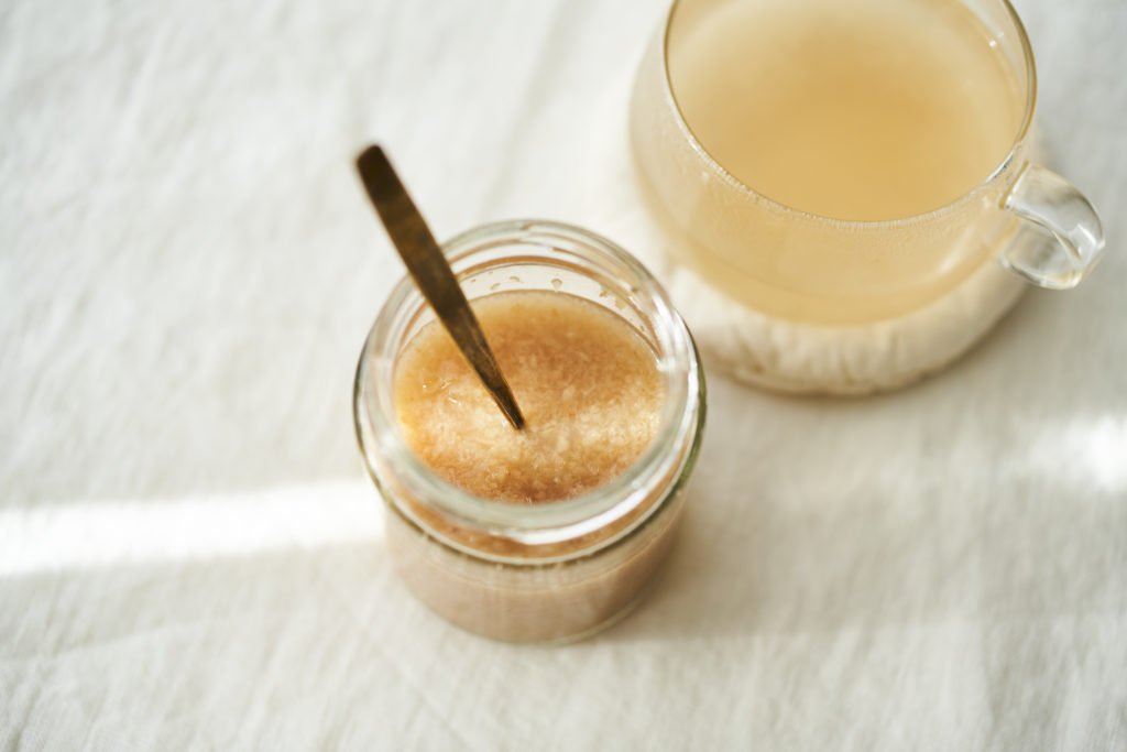 砂糖なし、はちみつジンジャーシロップ