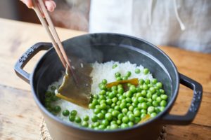 塩麹豆ごはんのレシピ・作り方