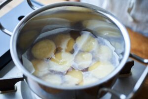 さつまいものみりんレモン煮のレシピ・作り方